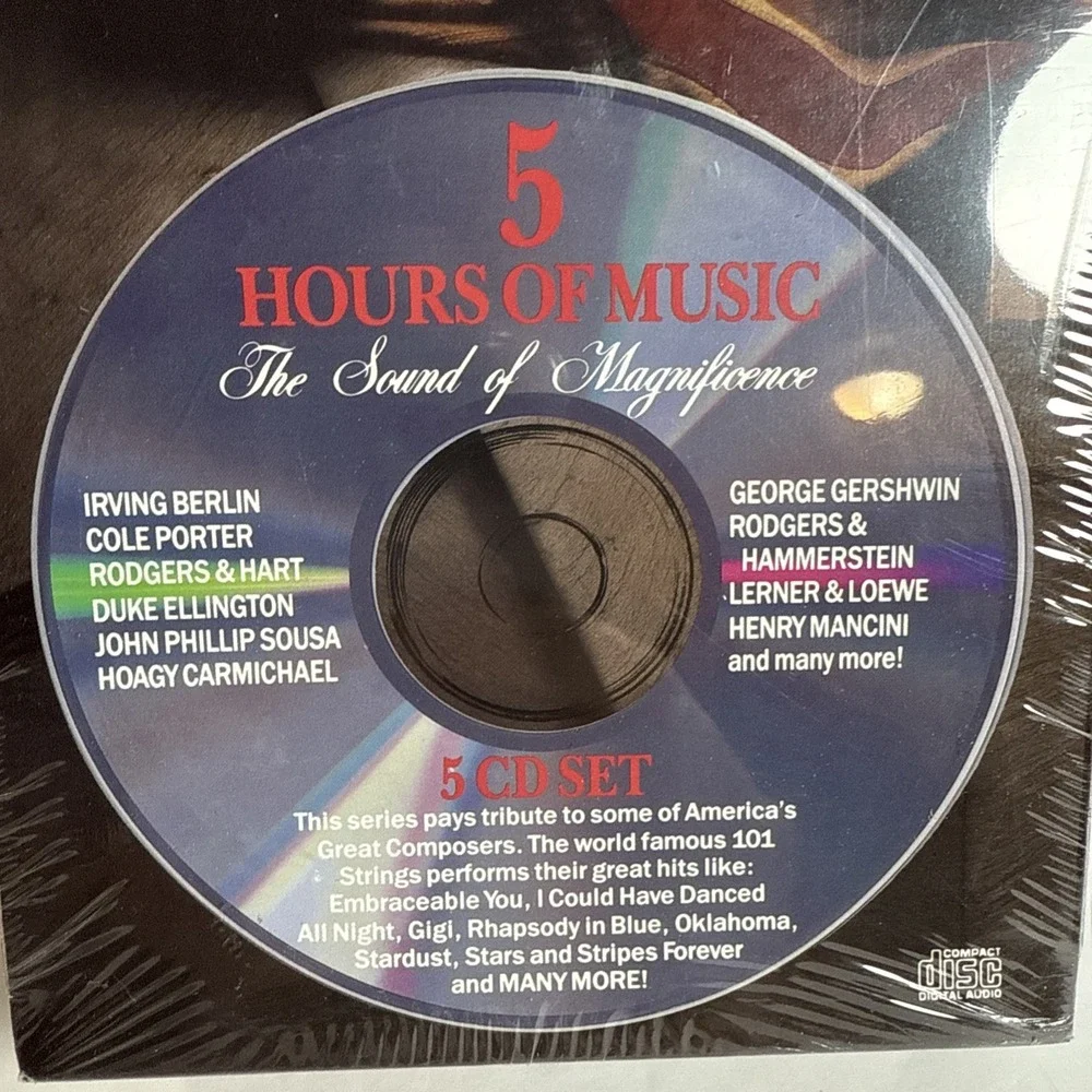 The Great American Composers - 101 Strings - 5-CD Set‎ - New, Sealed